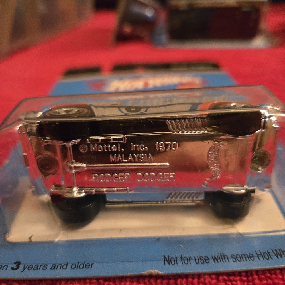 1970 Hot Wheels Rodger Dodger Muscle Car Super Chrome 2006 Release - Picture 3 of 4